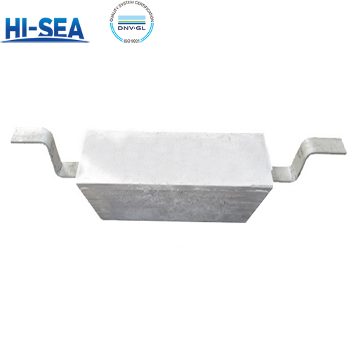 AT-8 type Aluminum Anode for Water Ballast Tank